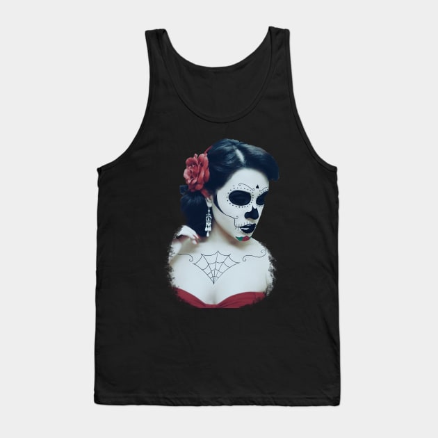 Day of the Dead Girl Tank Top by GrizzlyVisionStudio